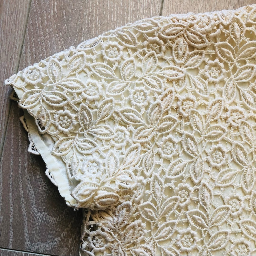 Handmade Ivory Lace Detailed Dress - Picture 11 of 13